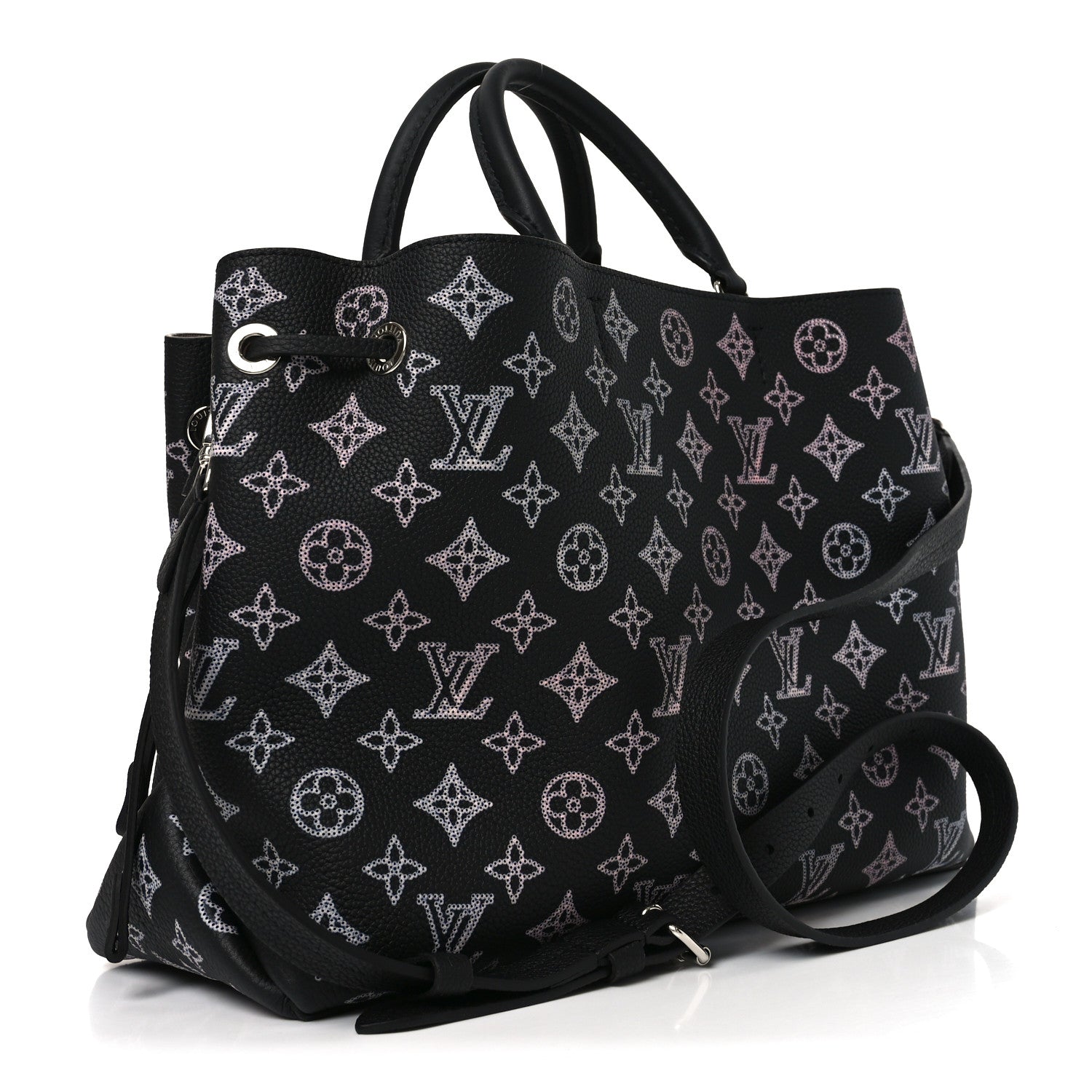 Louis Vuitton Mahina Flight Mode Bella Tote Black