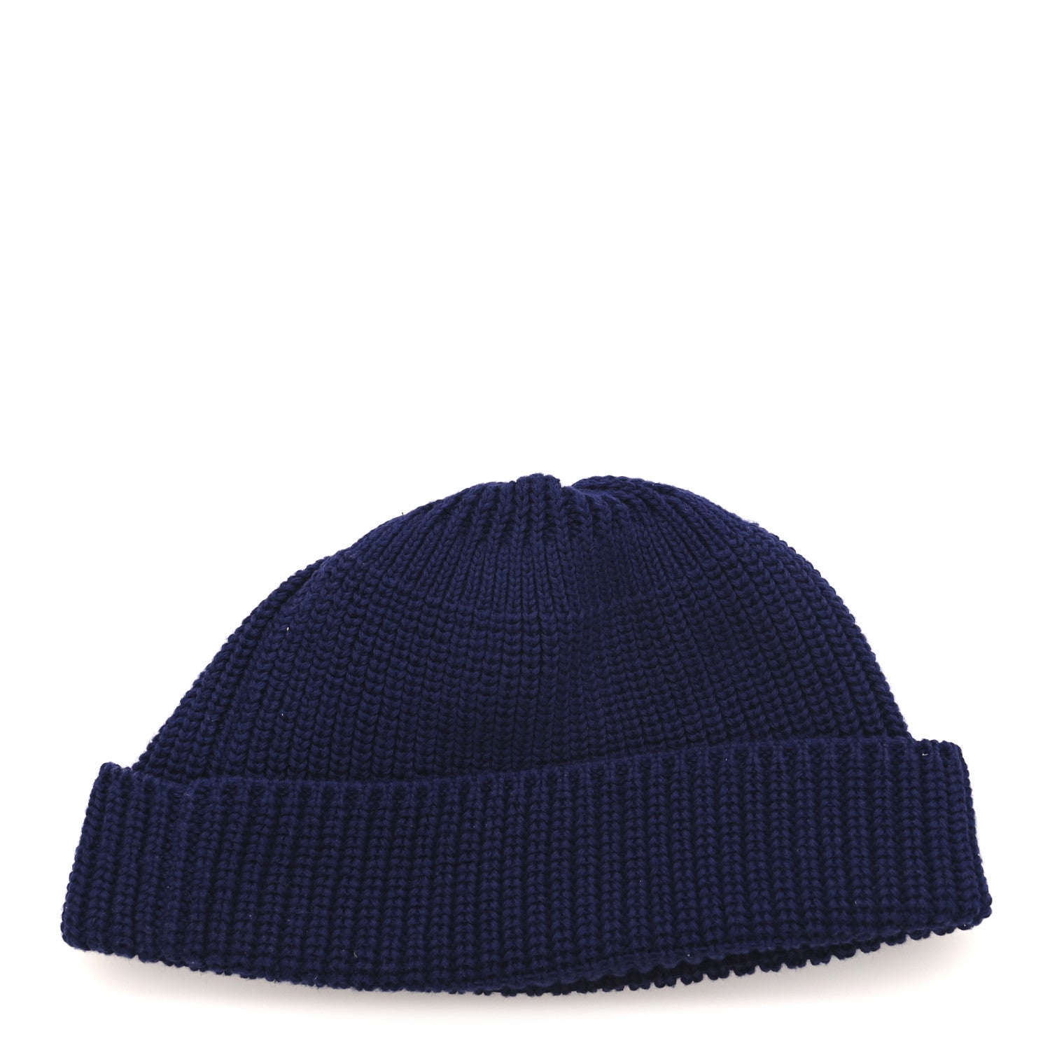 Gucci Wool Cashmere Knit Interlocking G Beanie Hat S Blue
