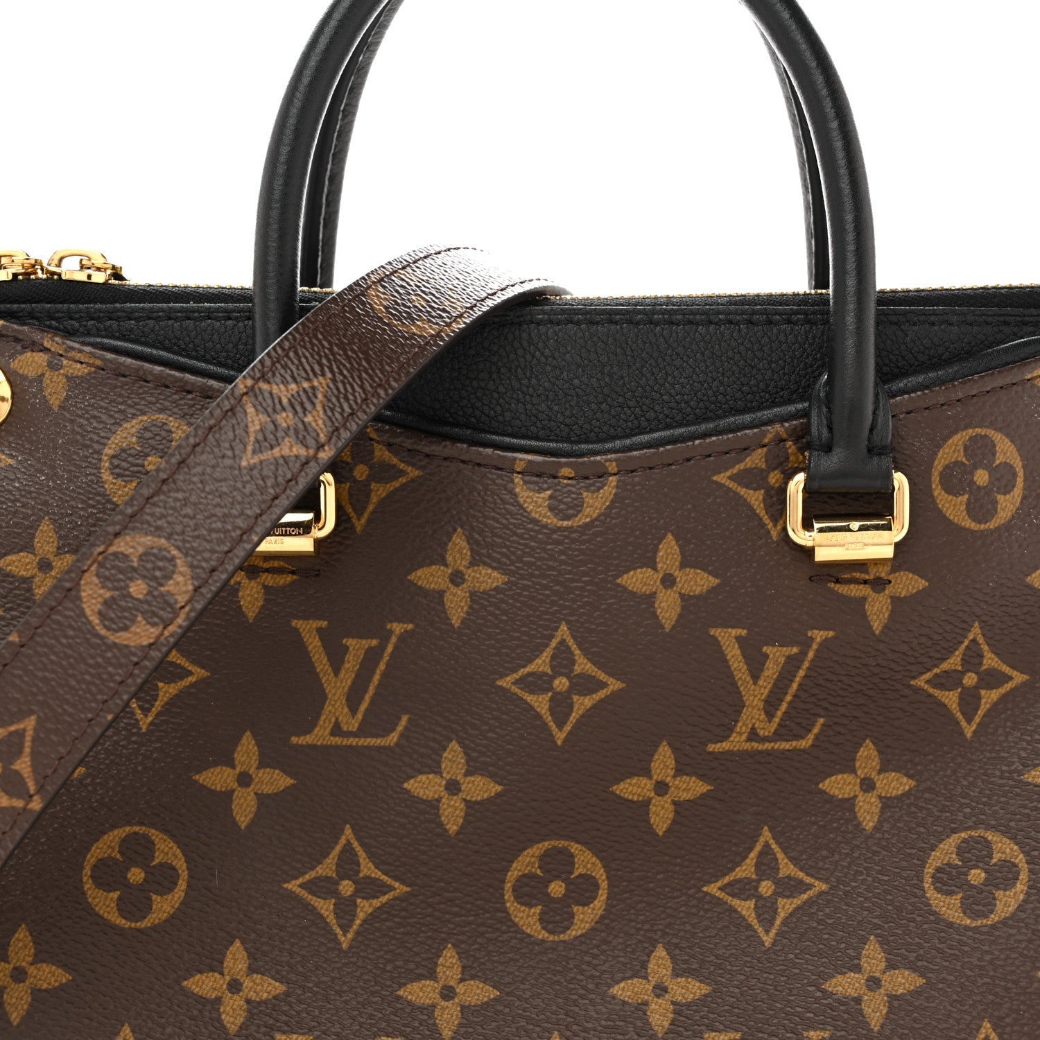 Louis Vuitton Monogram Pallas Full BB Black