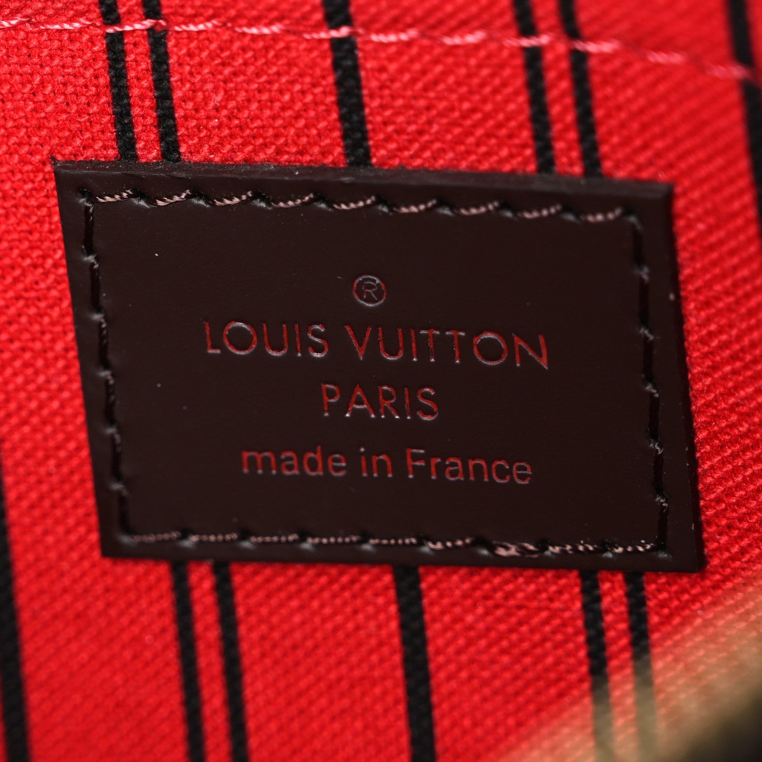 Louis Vuitton Damier Ebene Neverfull MM GM Pochette