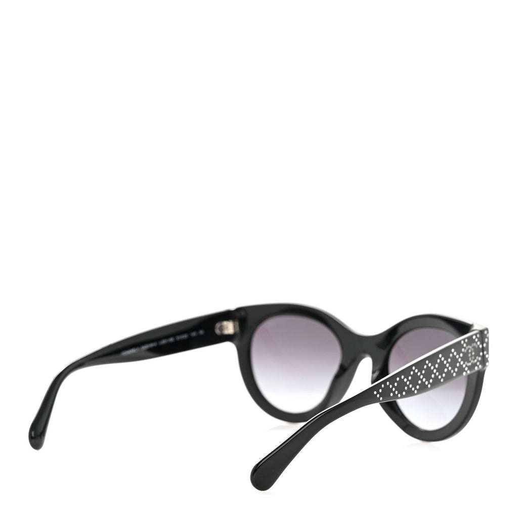 Crystal CC Sunglasses 5420-B-A Black