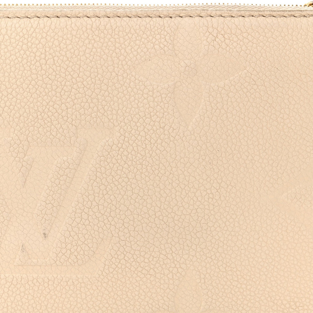 Louis Vuitton Empreinte Monogram Giant Multi Pochette Accessories Cream