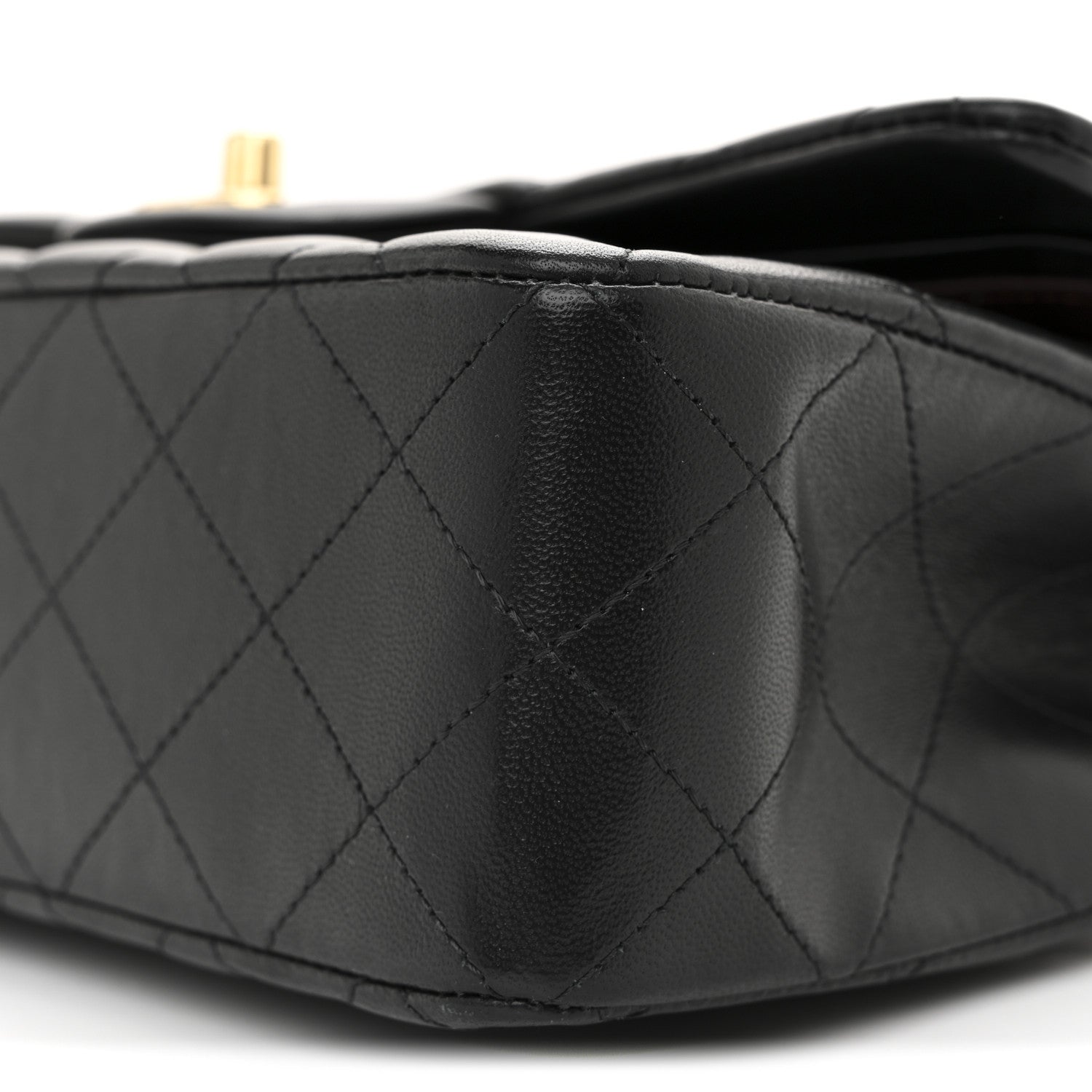 Chanel Lambskin Quilted Small Double Flap Black