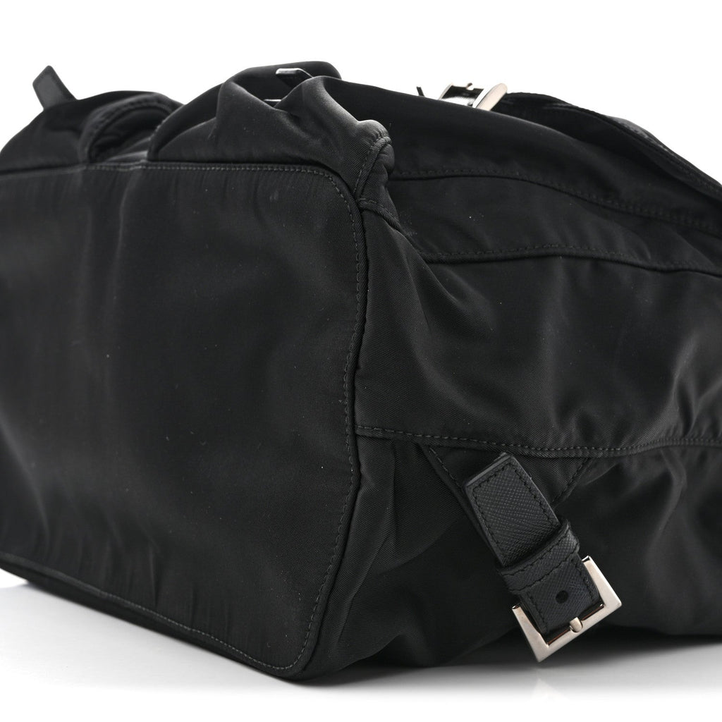 Prada Re-Nylon Saffiano Medium Backpack Black