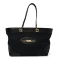 Gucci Monogram Large Punch Tote Black