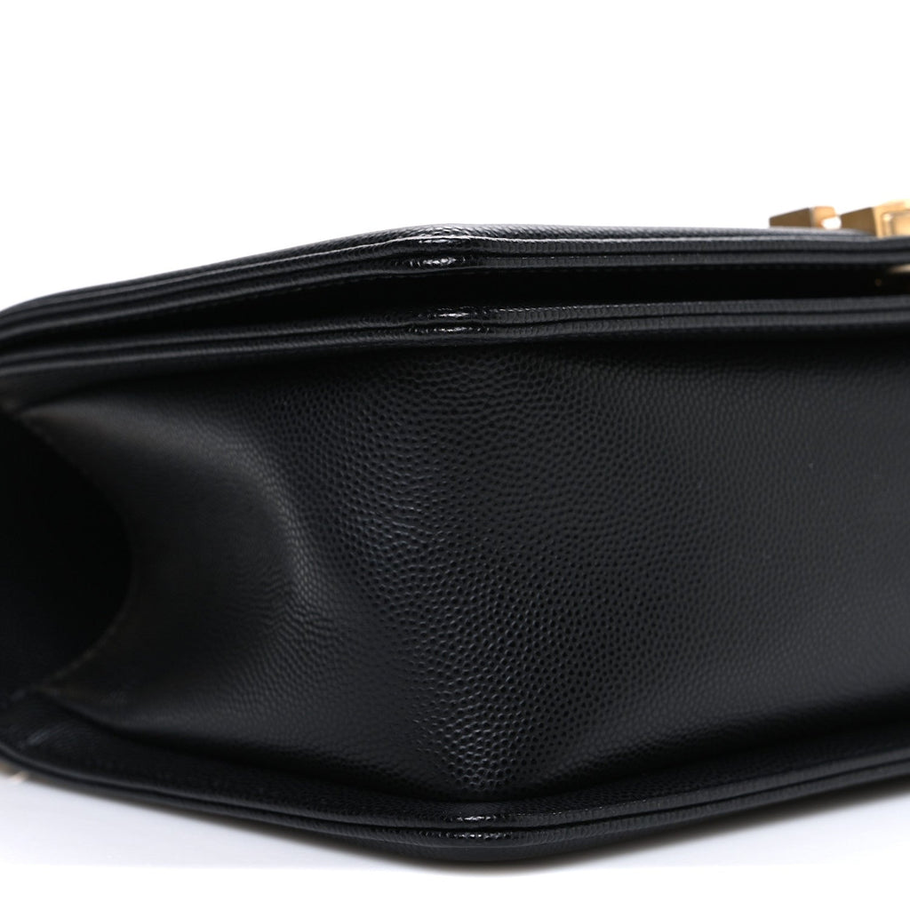 Chanel Caviar Quilted Medium Boy Flap Black