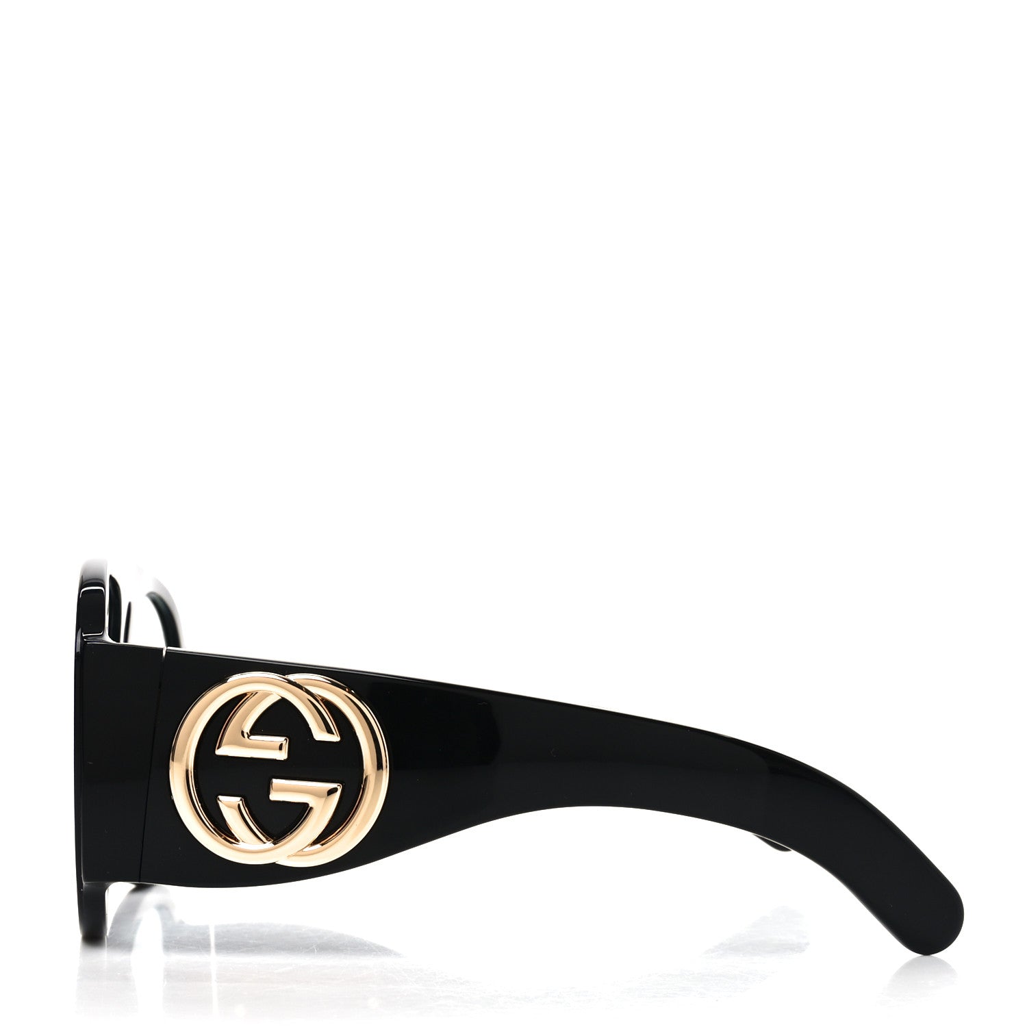Gucci Oversized Aviator Sunglasses GG0152S Black