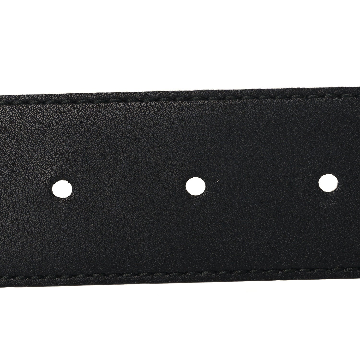 Gucci Calfskin Interlocking G 37mm Belt 90 36 Black