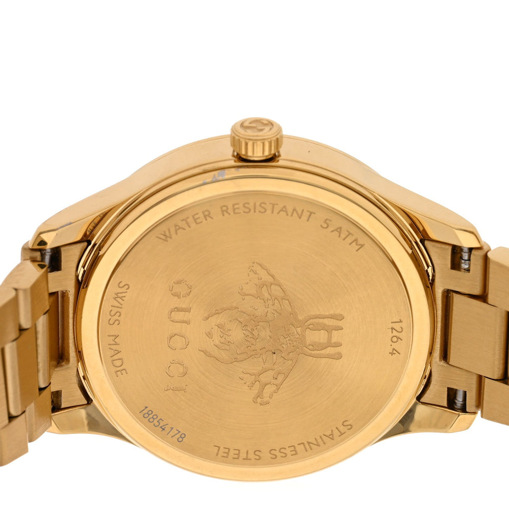 Gucci Stainless Steel 32mm G-Timeless Bee Quartz Watch Black