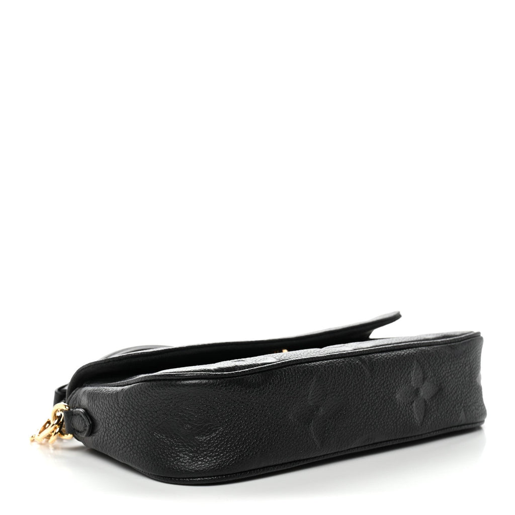 Louis Vuitton Empreinte Monogram Giant Ivy Wallet On Chain Black