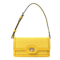 Gucci GG Monogram Scratch Lux Calfskin Mini Luce Shoulder Bag Yellow