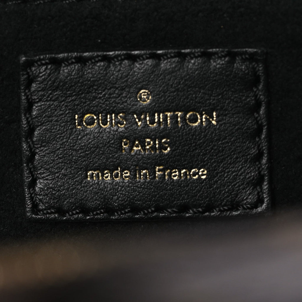 Louis Vuitton Monogram Petite Malle Souple Black