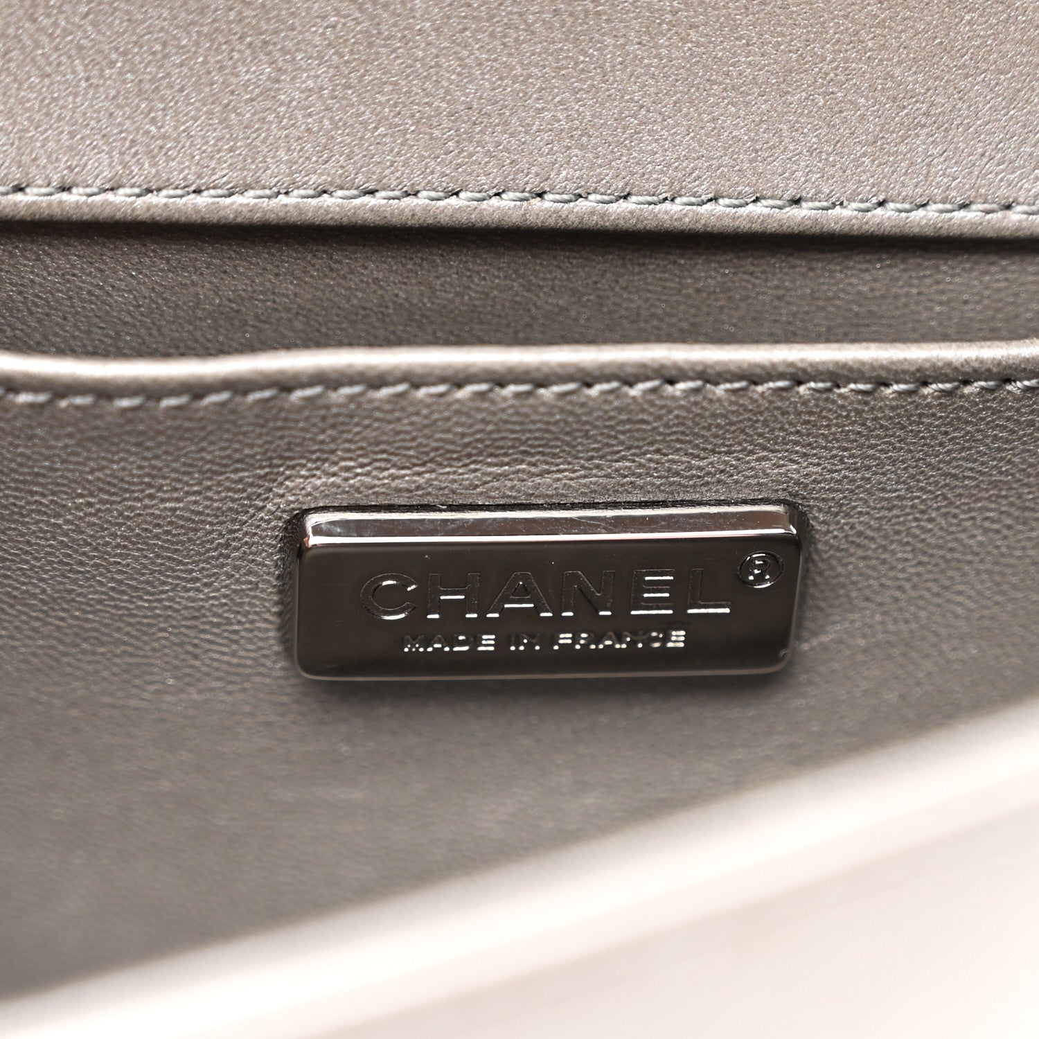 Chanel Galuchat Stingray Small Boy Flap Silver