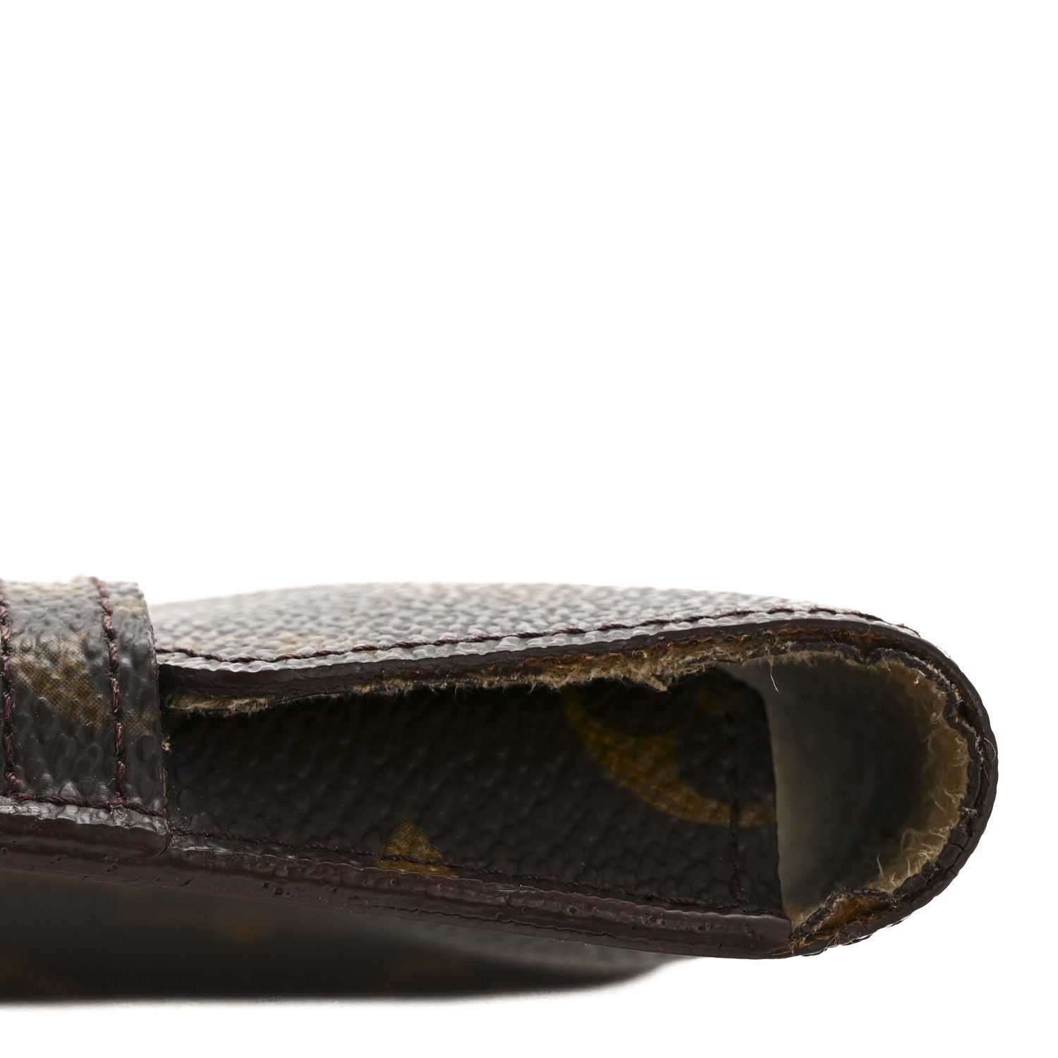 Louis Vuitton Monogram Glasses Sunglasses Case w Flap
