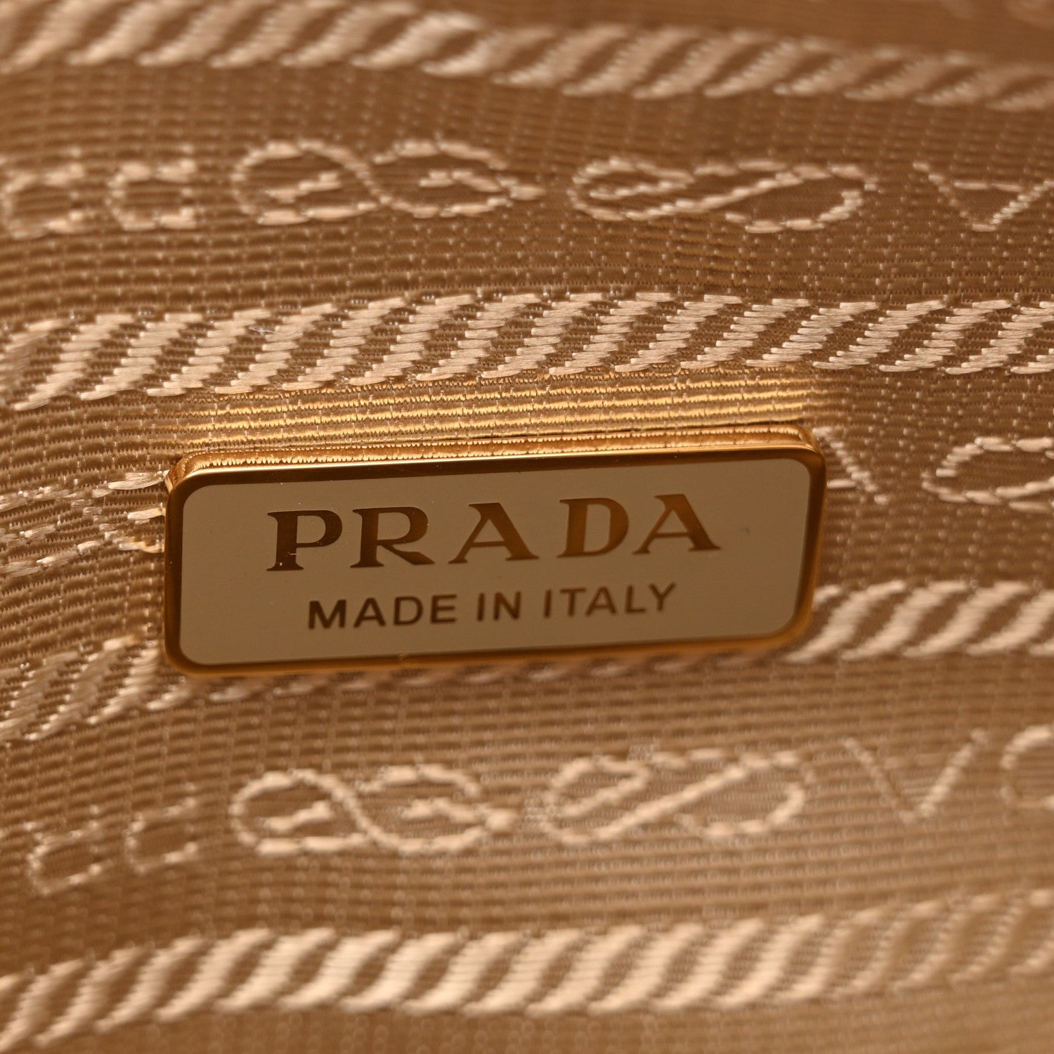 Prada Saffiano Lux Triangle Shoulder Bag Platino