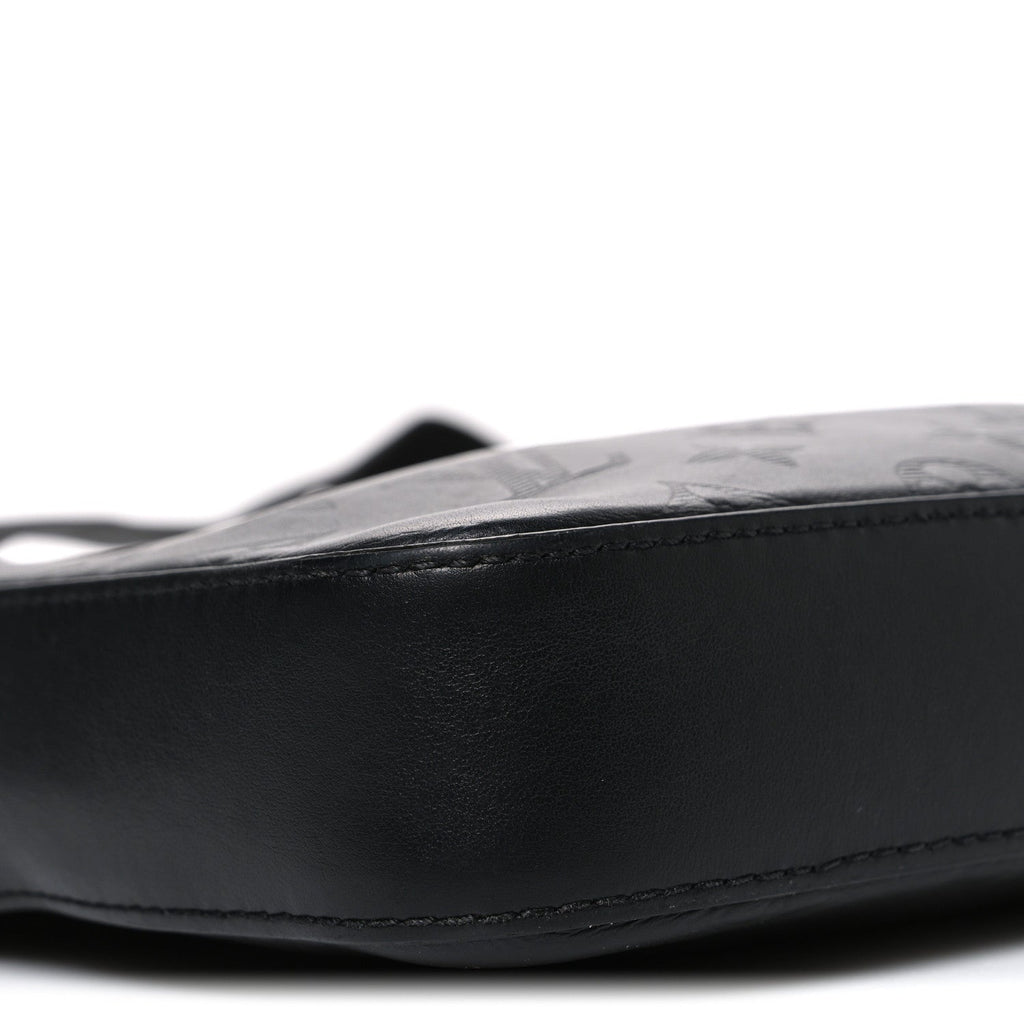 Louis Vuitton Calfskin Monogram Shadow Duo Messenger Black