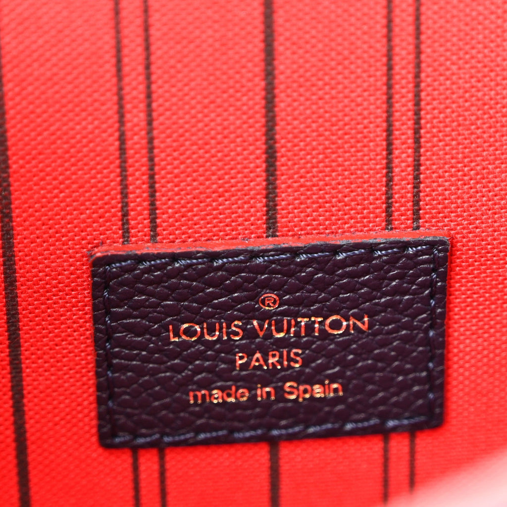 Louis Vuitton Empreinte Pochette Metis Marine Rouge