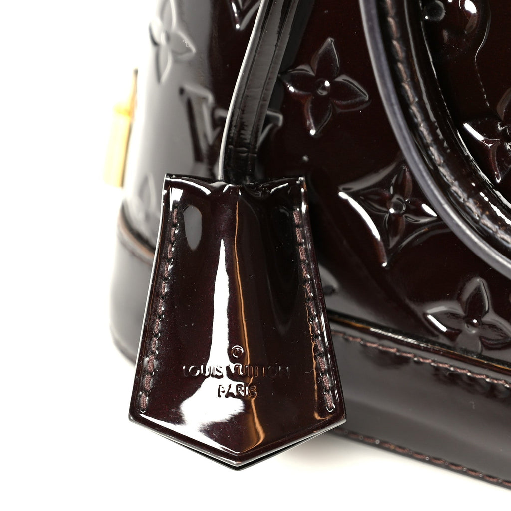 Louis Vuitton Vernis Alma BB Amarante