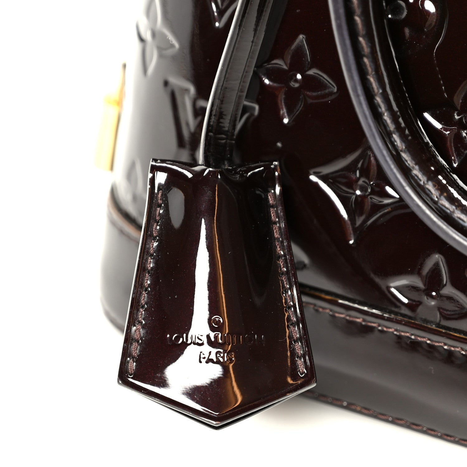 Louis Vuitton Vernis Alma BB Amarante