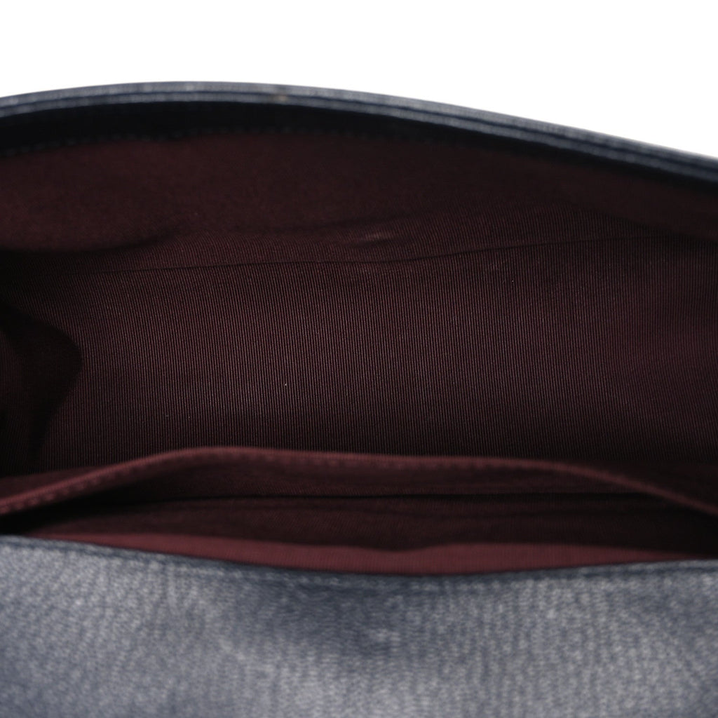 Chanel Goatskin Quilted Patent Medium Duo Boy Flap Black