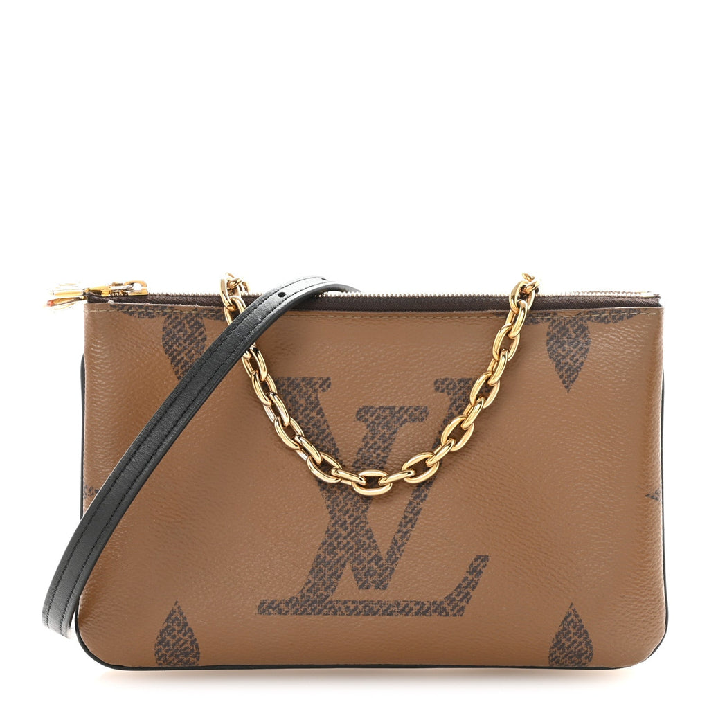 Louis Vuitton Reverse Monogram Giant Double Zip Pochette
