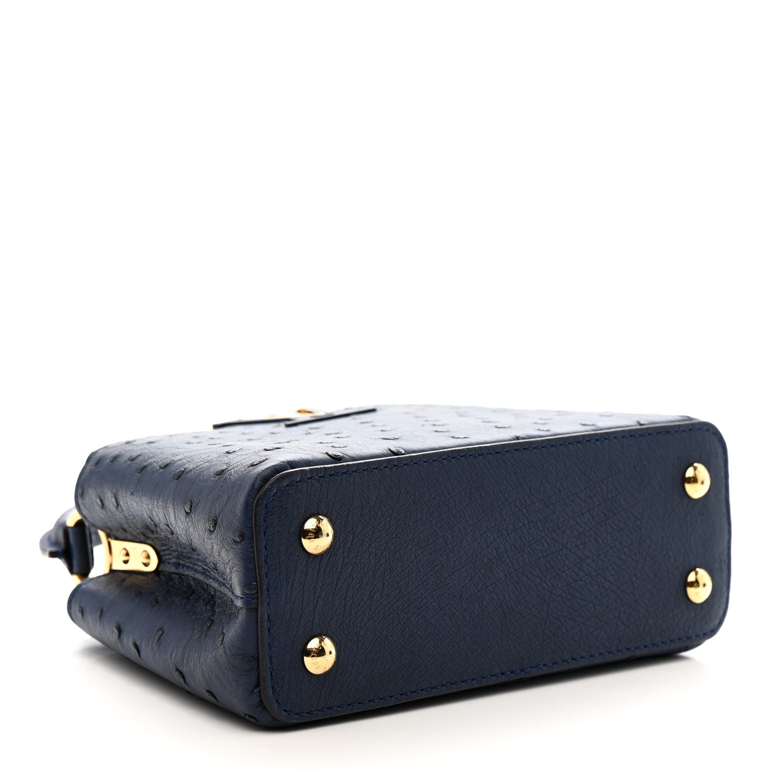 Louis Vuitton Ostrich Capucines Mini Indigo