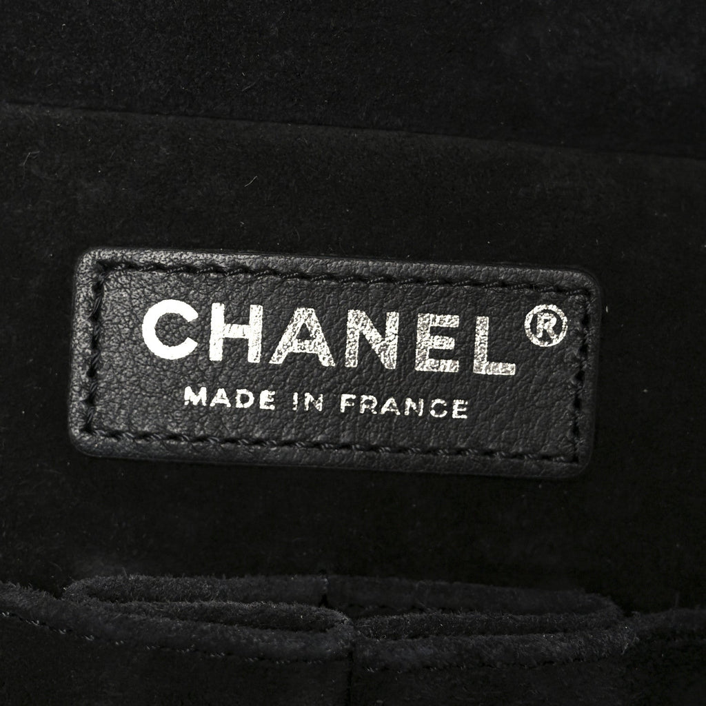 Chanel Patent Quilted Travel Kit Vanity Case Black