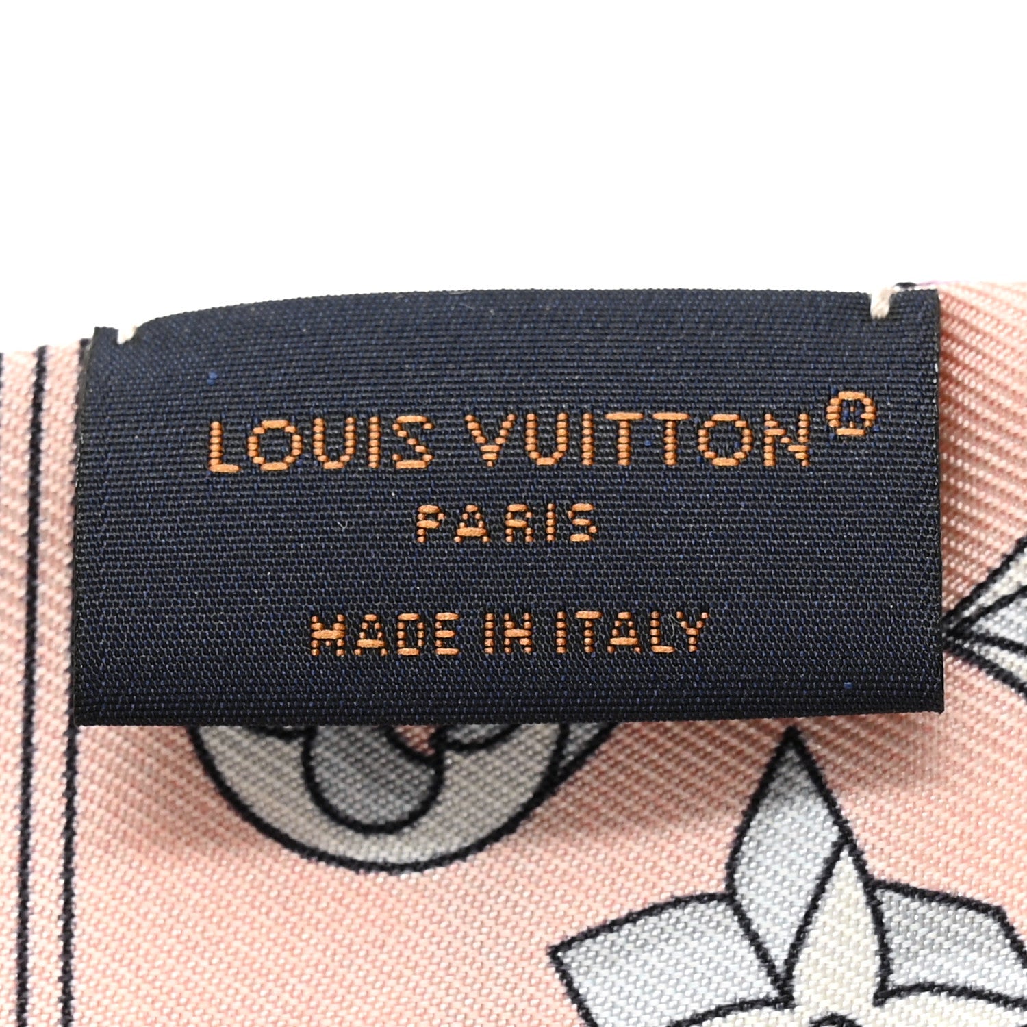 Louis Vuitton Silk Ultimate 3D Bandeau Rose Clair Black