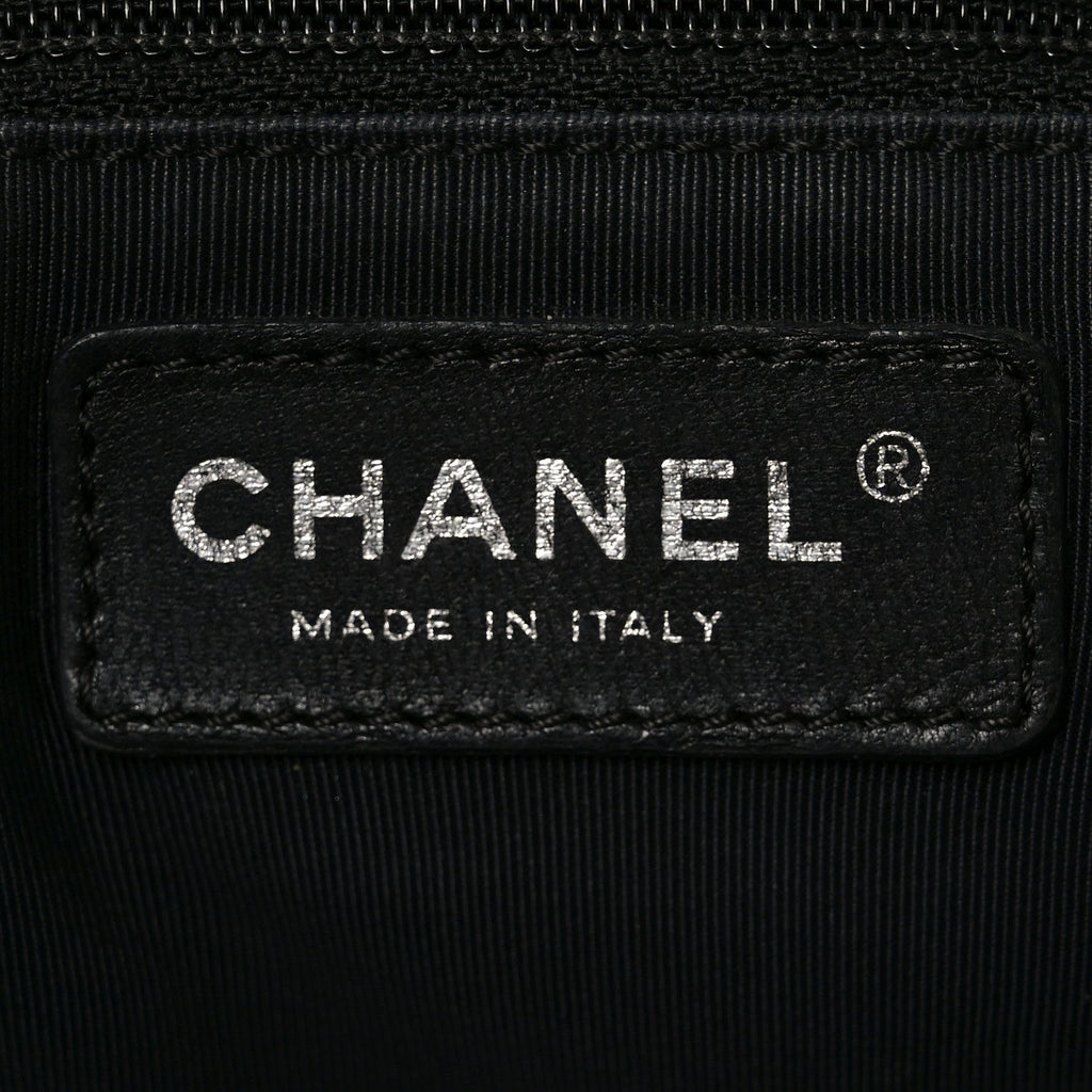 Chanel Calfskin Cerf Shopper Tote Black