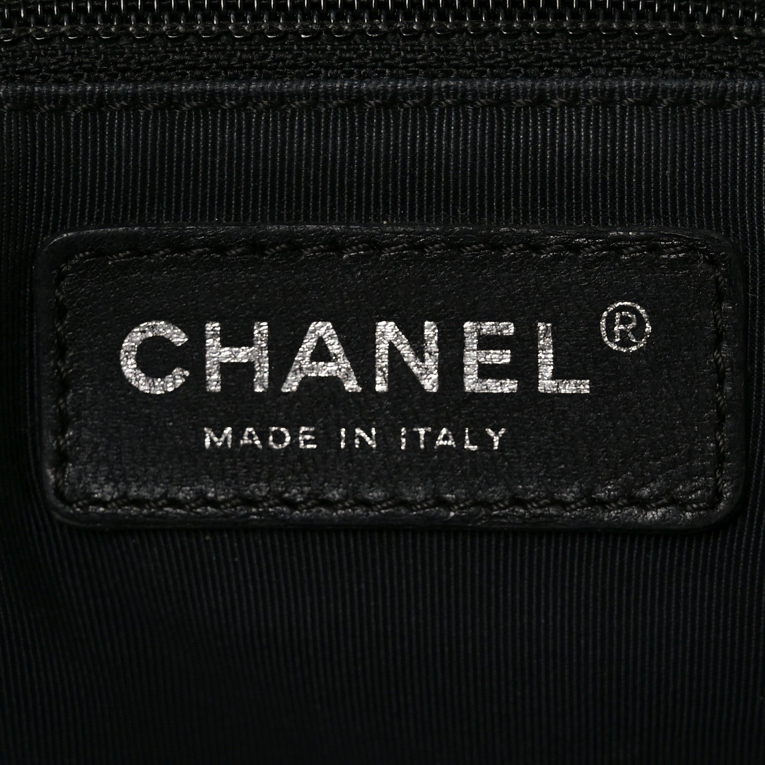 Chanel Calfskin Cerf Shopper Tote Black