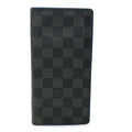 Louis Vuitton Damier Graphite Brazza Wallet Bleu Neon