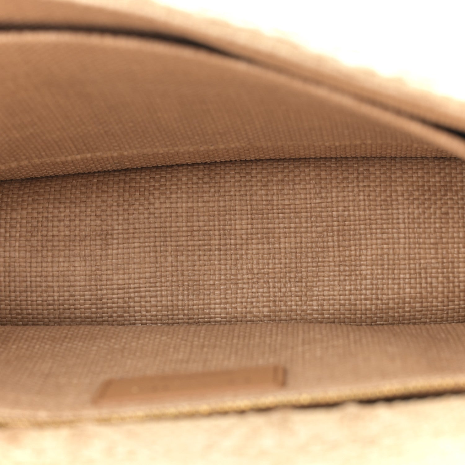 Christian Dior Raffia Calfskin 30 Montaigne Flap Bag Beige
