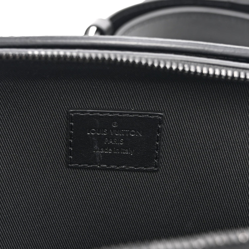 Louis Vuitton Taurillon Monogram Soft Trunk Black