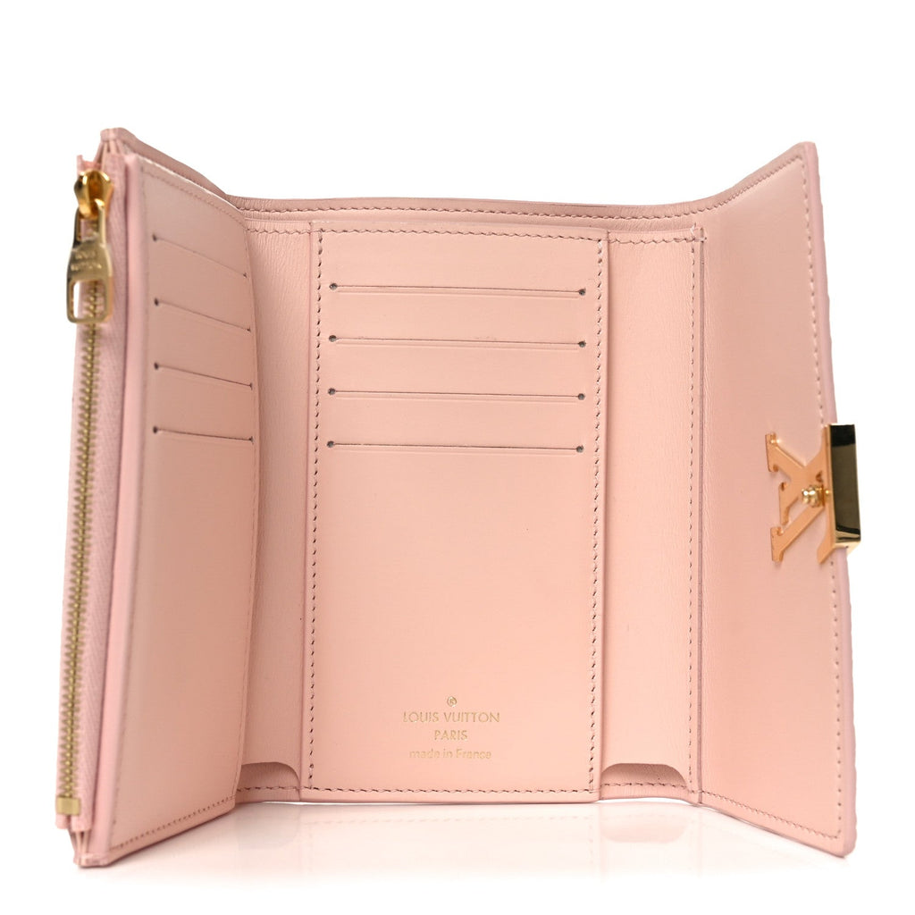Louis Vuitton Taurillon Capucines Compact Wallet Magnolia
