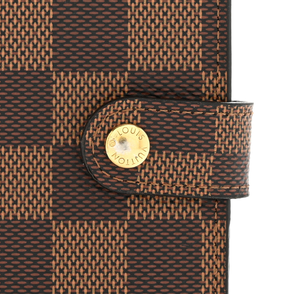 Louis Vuitton Damier Ebene Small Ring Agenda Cover