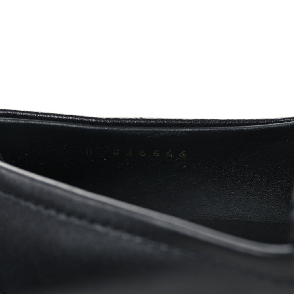 Lambskin Quilted CC Turnlock Loafers 38 Black