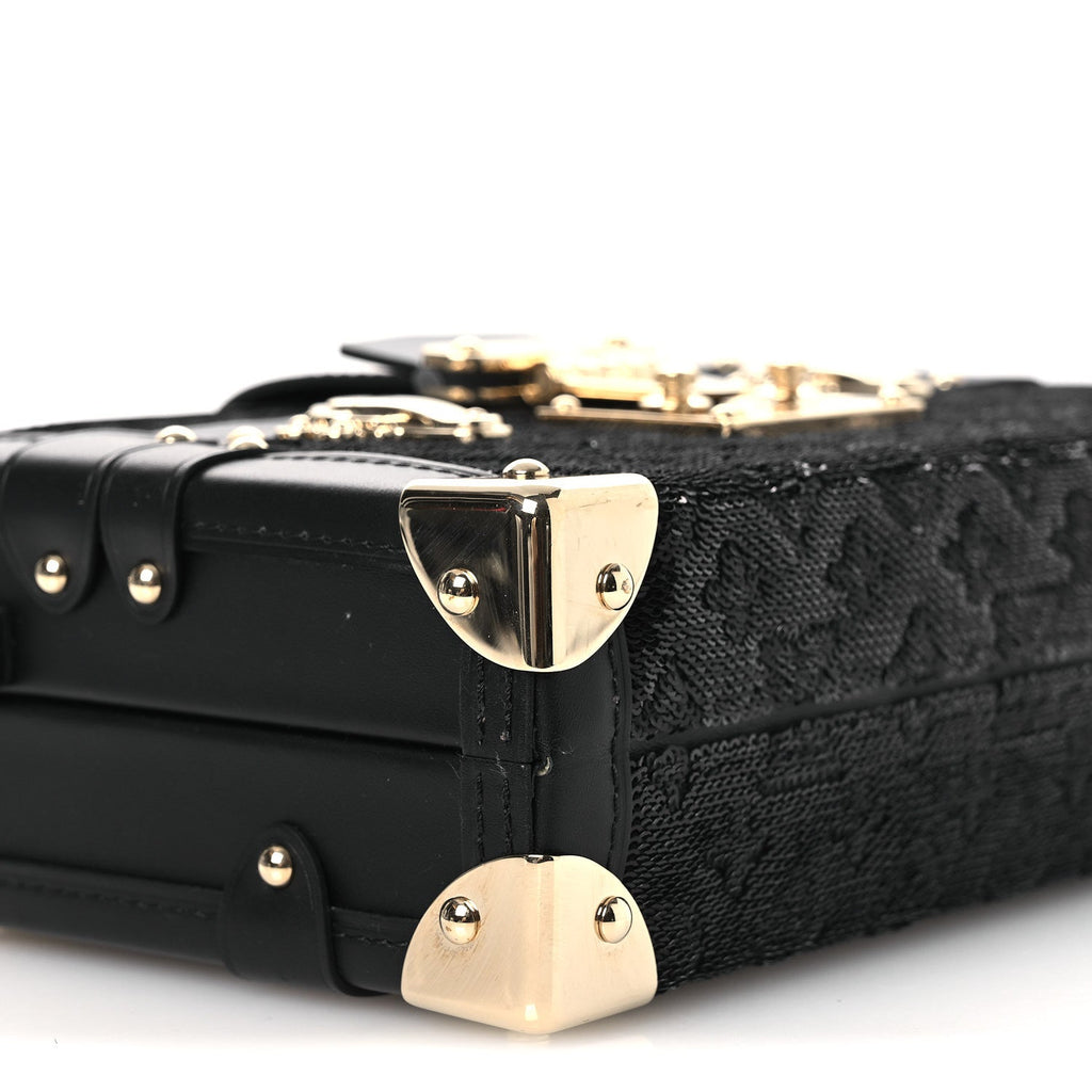 Louis Vuitton Sequins Petite Malle Black