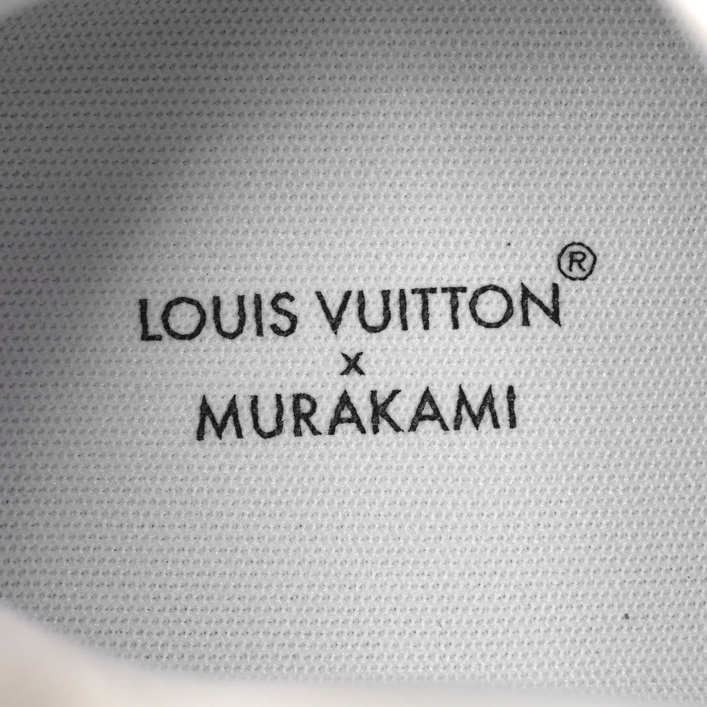 Louis Vuitton LV X TM Calfskin Monogram Multicolor Womens LV Trainer Sneakers 39 White Multicolor