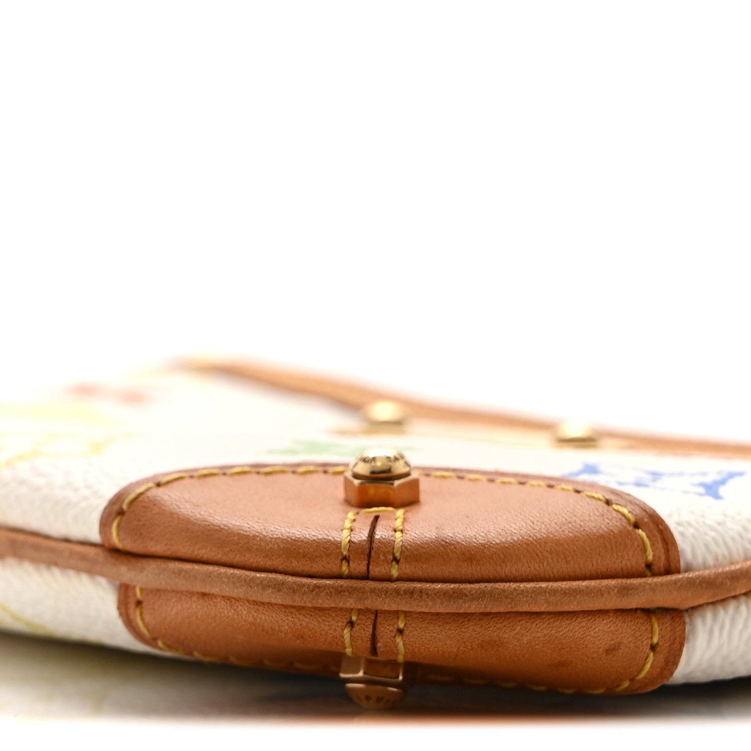 Louis Vuitton Monogram Multicolor Pochette Milla MM White