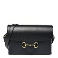 Gucci Calfskin Horsebit 1955 Shoulder Bag Black