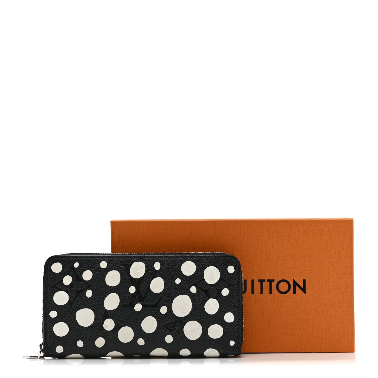 Louis Vuitton LV X YK Empreinte Zippy Wallet Black White