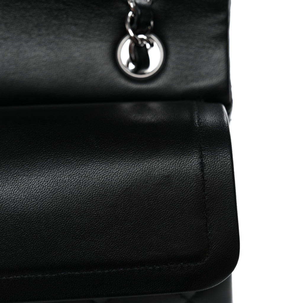 Chanel Lambskin Quilted Small Double Flap Black