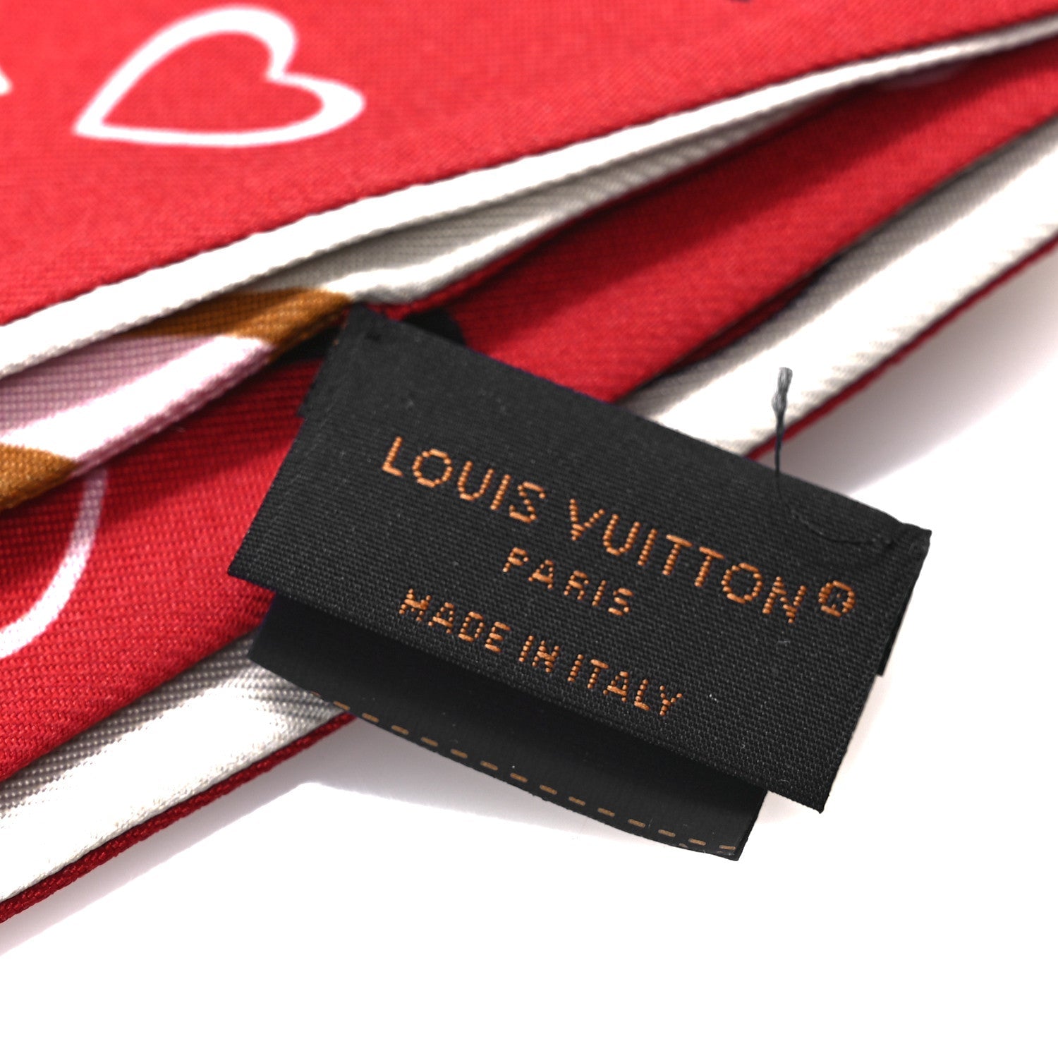 Louis Vuitton Silk My True LV BB Bandeau Red