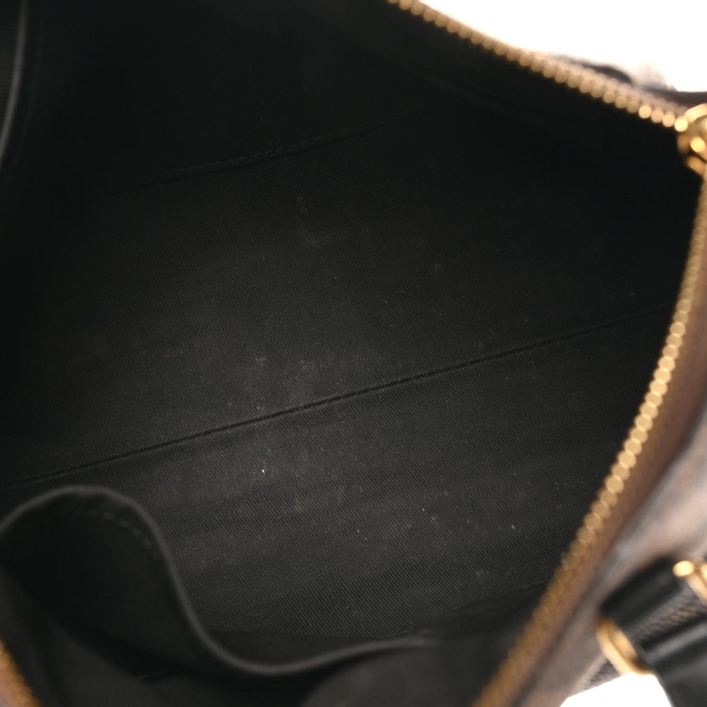 Louis Vuitton Damier Ebene Odeon Tote PM Black