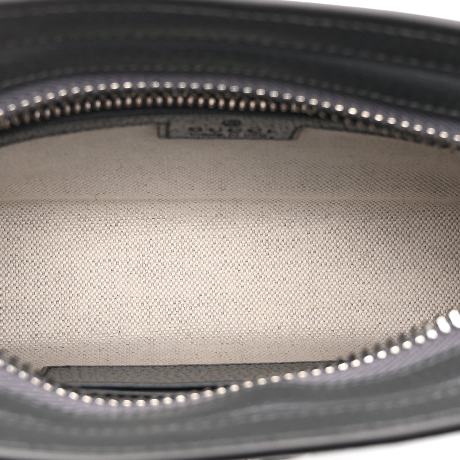 Gucci GG Supreme Monogram Textured Dollar Calfskin Web Small Ophidia Shoulder Bag  Grey Black Graphite Grey