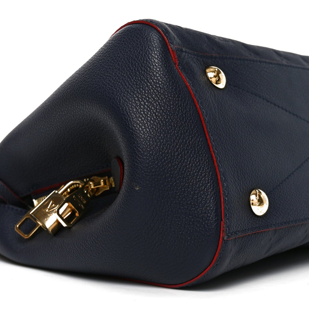Louis Vuitton Empreinte Montaigne MM Marine Rouge