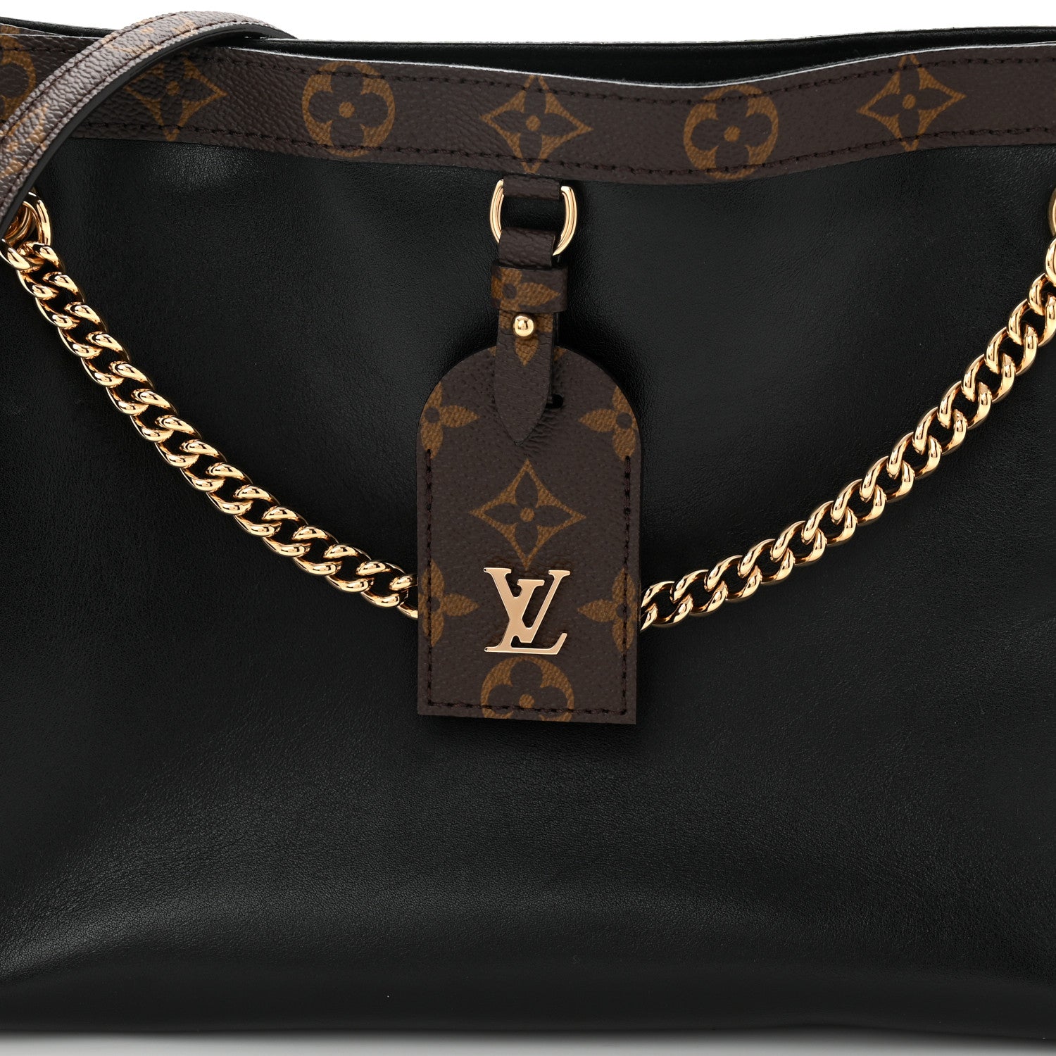 Louis Vuitton Calfskin Monogram Nova Vibe PM Black
