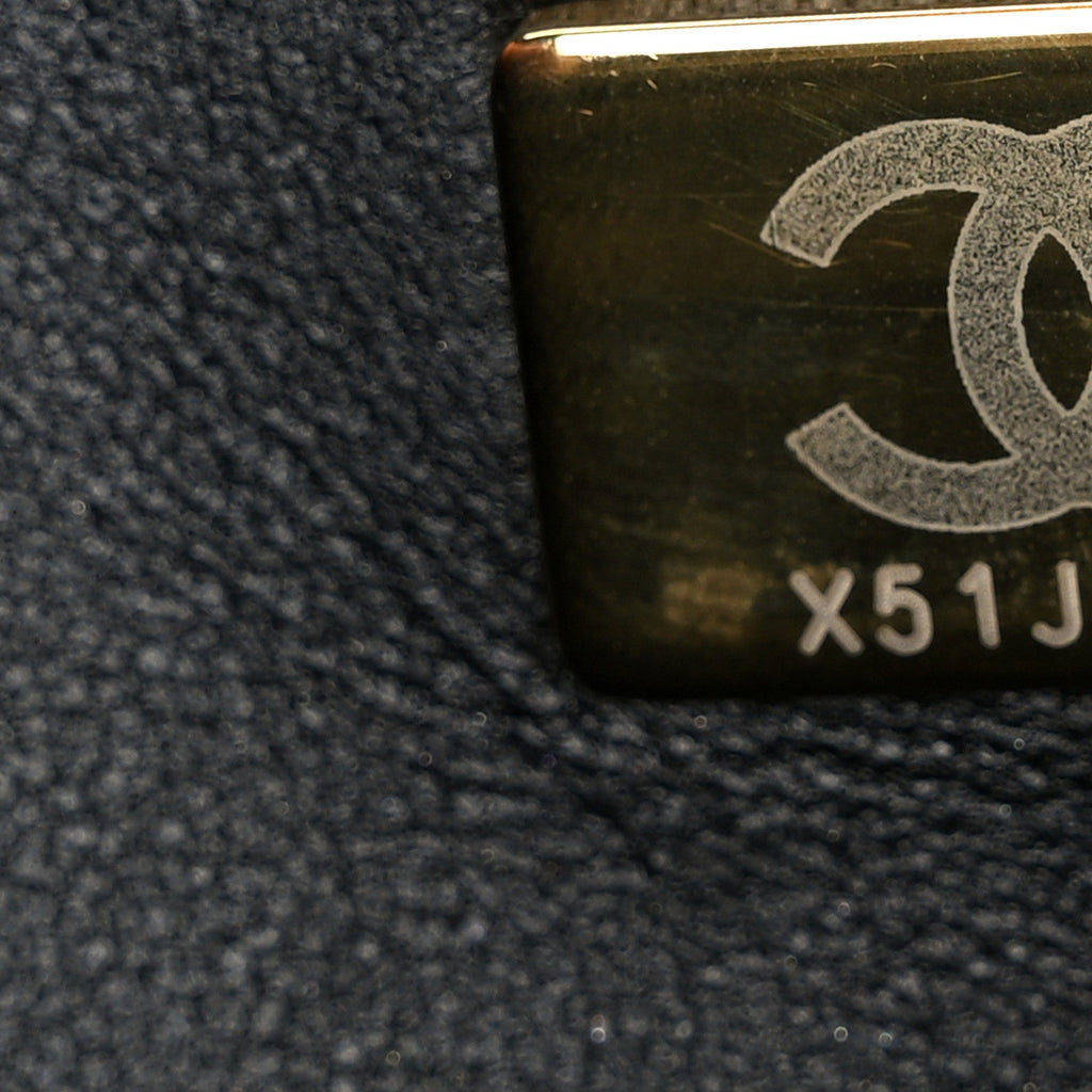 Chanel Lambskin Quilted Small Coco Pop Top Handle Flap So Black