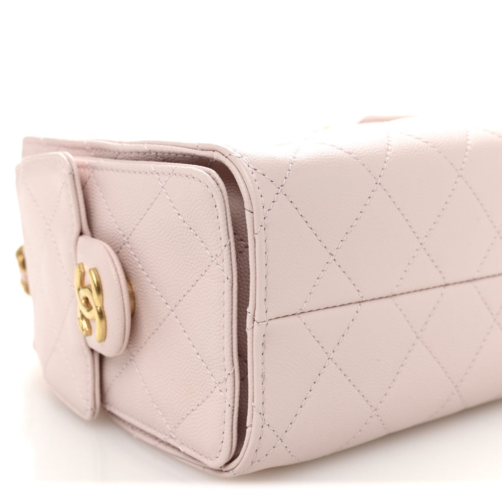 Chanel Caviar Quilted Mini Chanel 25 Handbag Light Pink