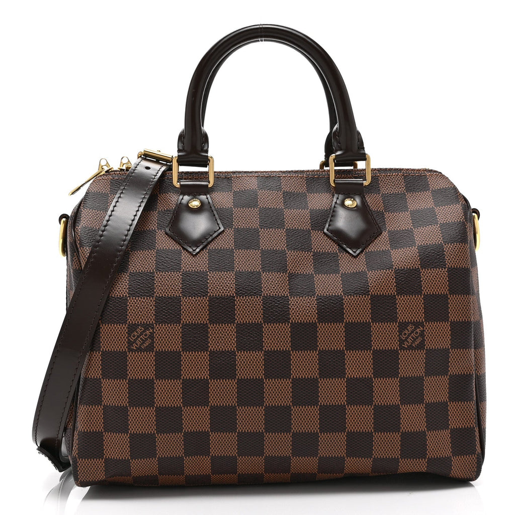 Louis Vuitton Damier Ebene Speedy Bandouliere 25
